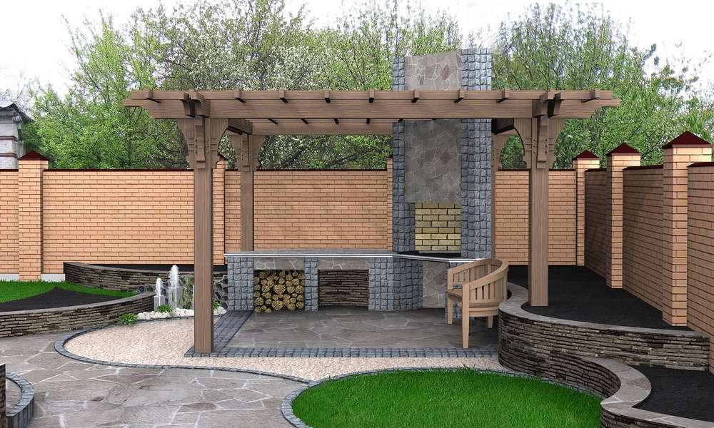 Determine The Space And Location For Build An Outdoor Kitchen On A Budget