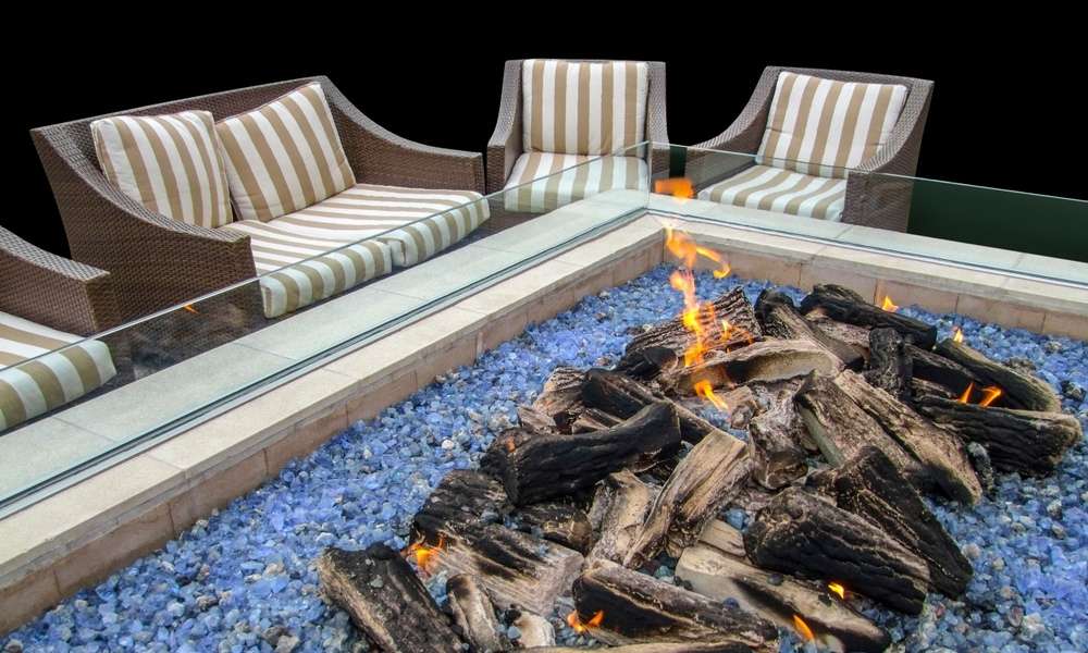 Outdoor Fireplace Ambiance