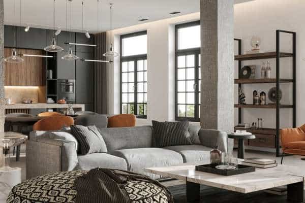How Do You Decorate A Living Room Column