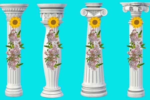 Use Plants To Decorate Your Living Room Pillars