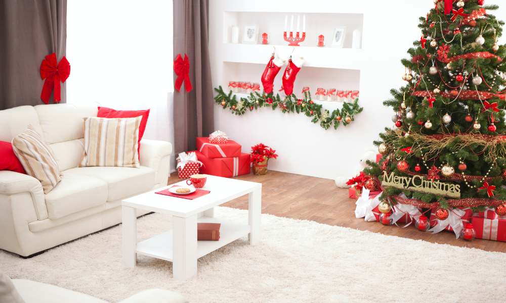 How To Decorate A Christmas Living Room