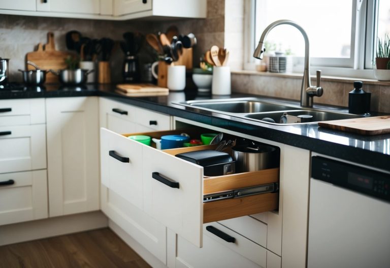 Kitchen Countertop Storage Drawers for a Clutter-Free and Organized Space