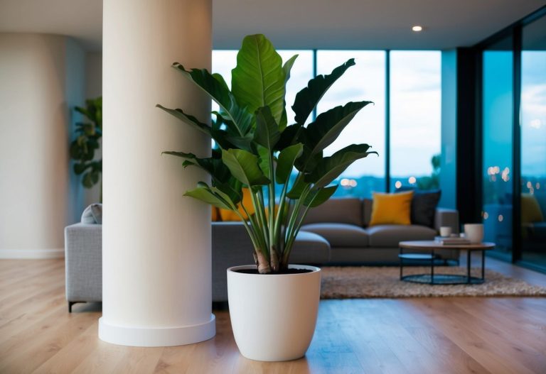 How to Hide a Pillar in Living Room with Easy and Stylish Ideas