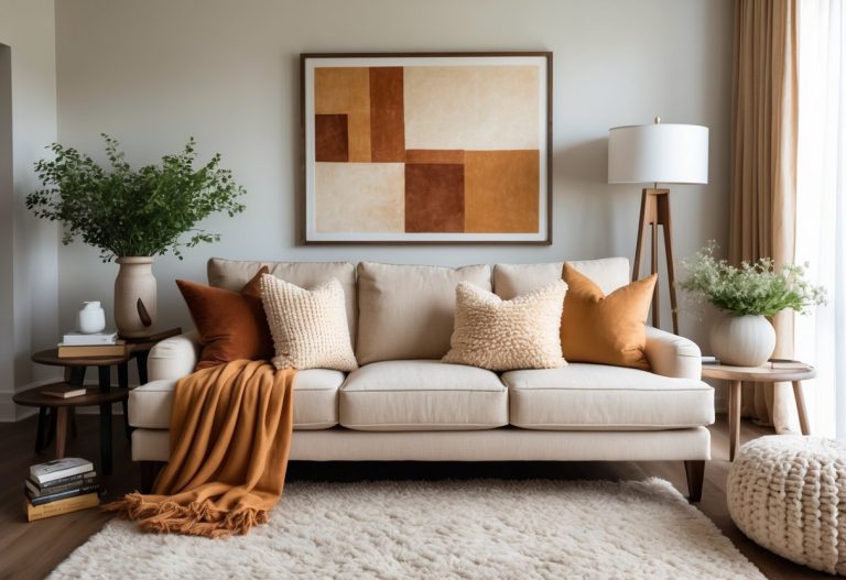 How to Decorate Around a Beige Couch for a Cozy and Stylish Living Room